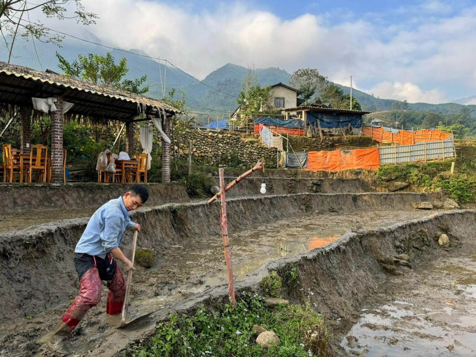 Comlam Eco House Hotel Sapa Bagian luar foto